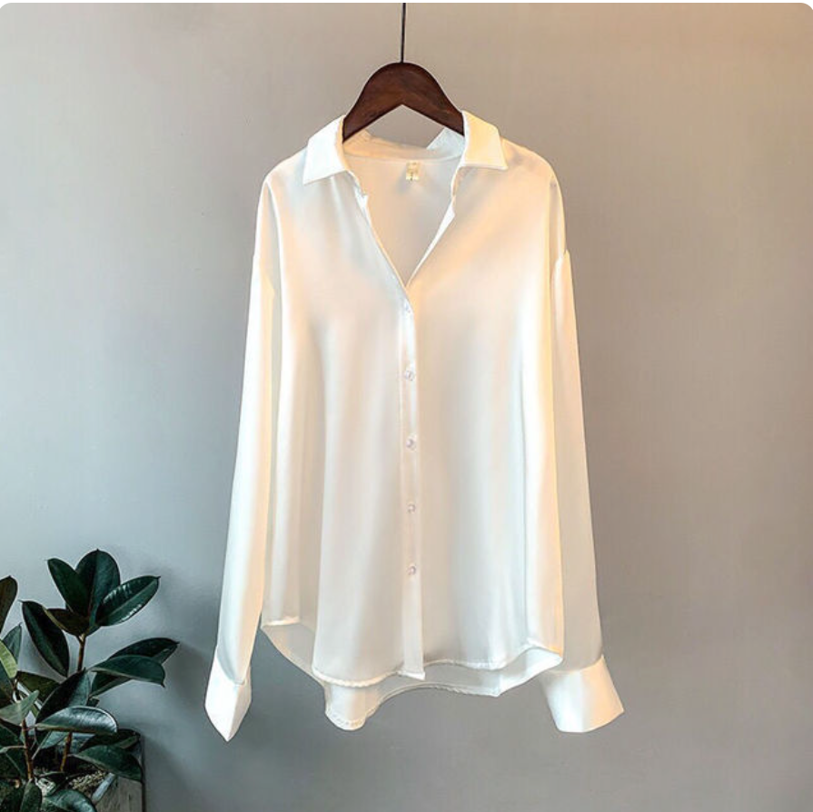 Angela – Camicia Elegante Drappeggiato