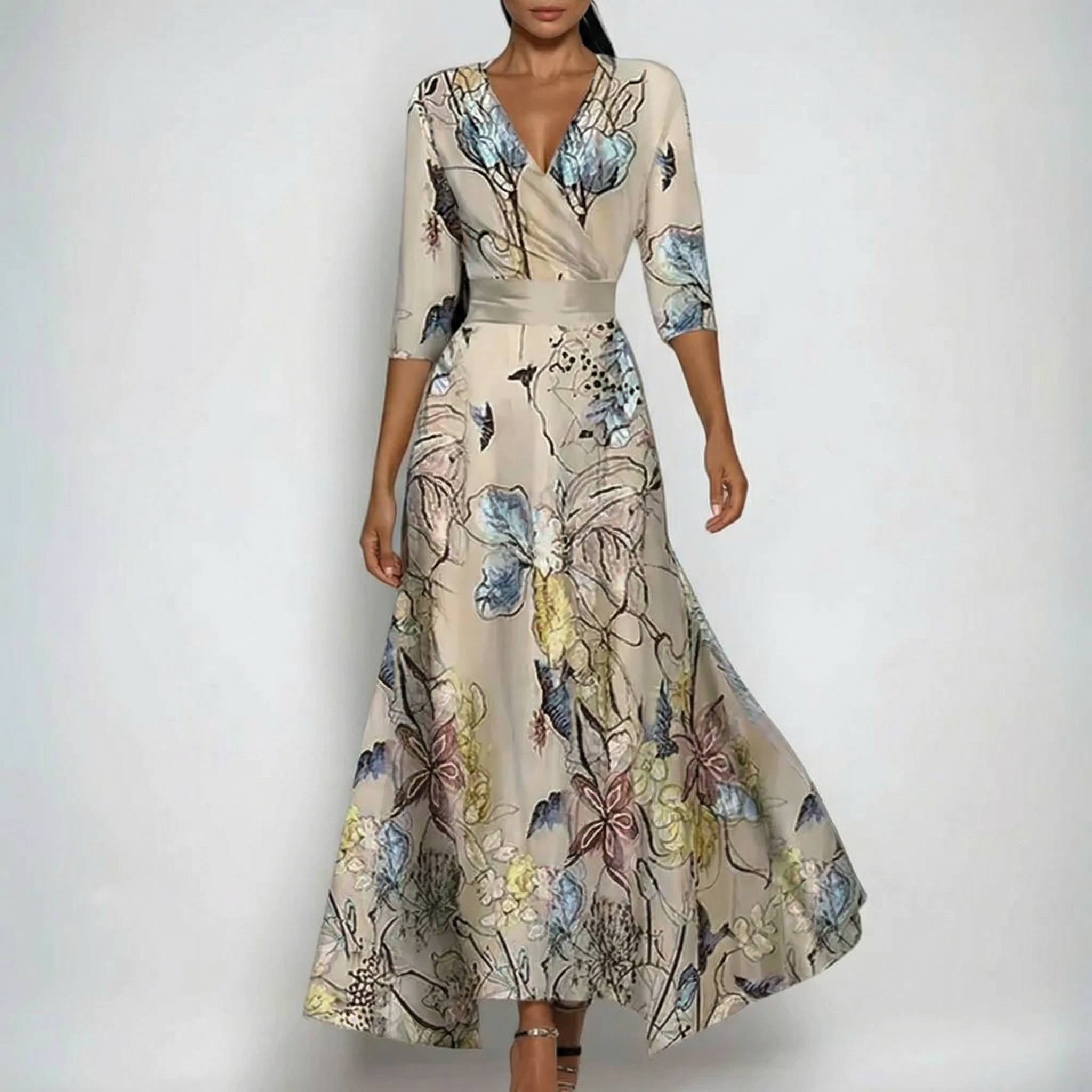 Leona – Abito Cerimonia Elegante e Floreale