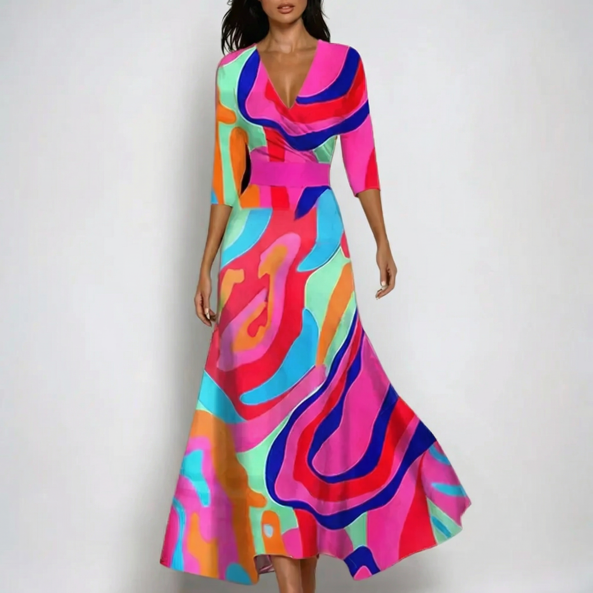 Leona – Abito Elegante Floreale