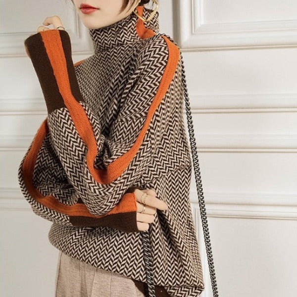 Lina – Abito in Maglia Mélange Elegante