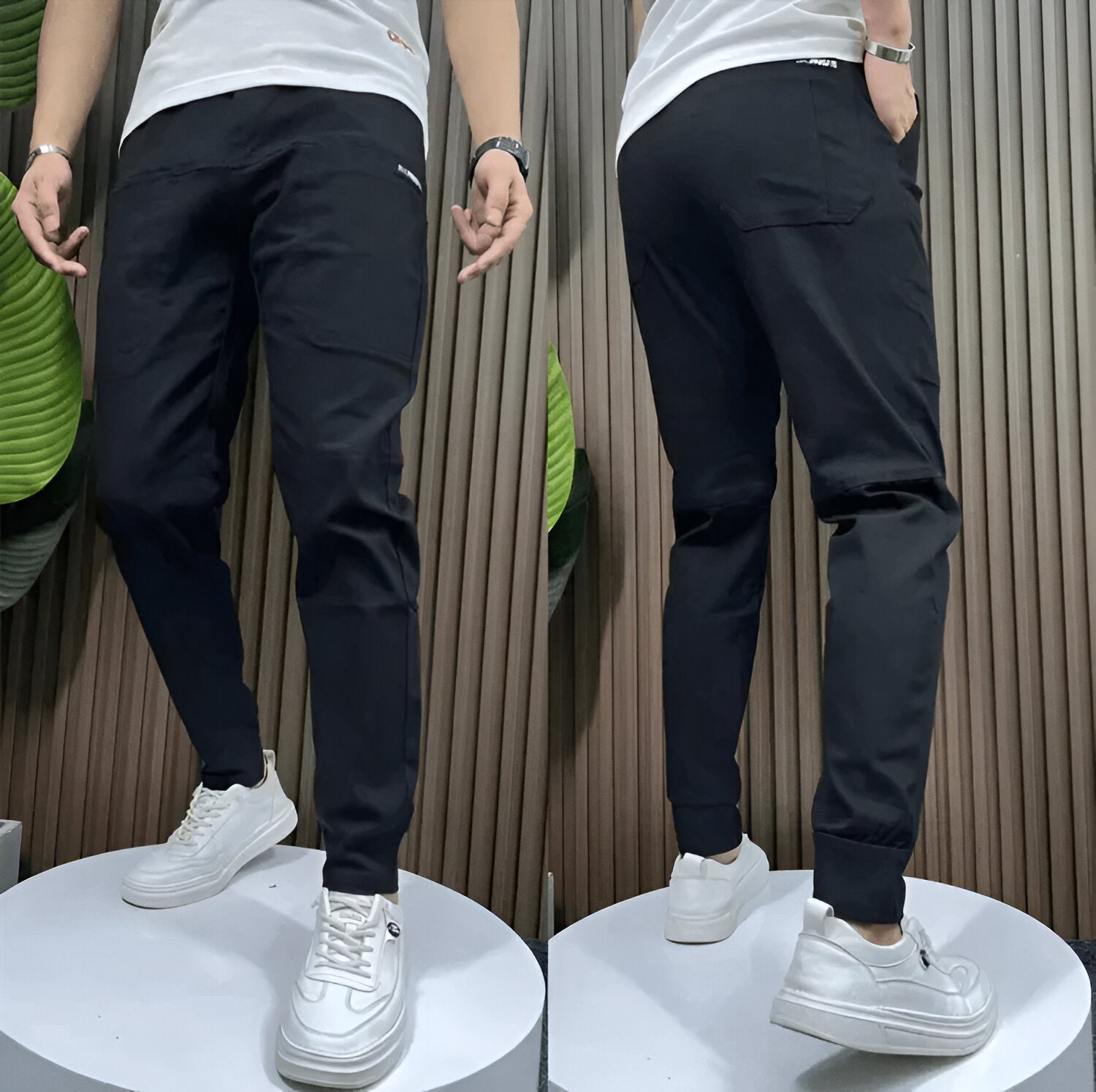Lina – Pantaloni Cargo Uomo Elegante e Floreale