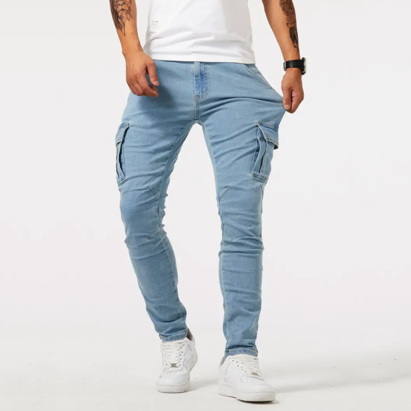 Lina – Pantaloni Cargo Uomo Eleganti