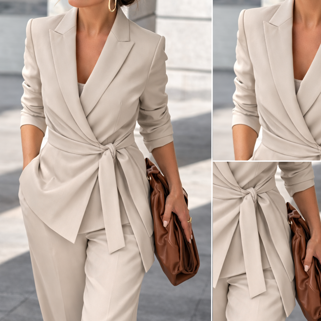 Ginevra – Abito Due Pezzi Drappeggiato