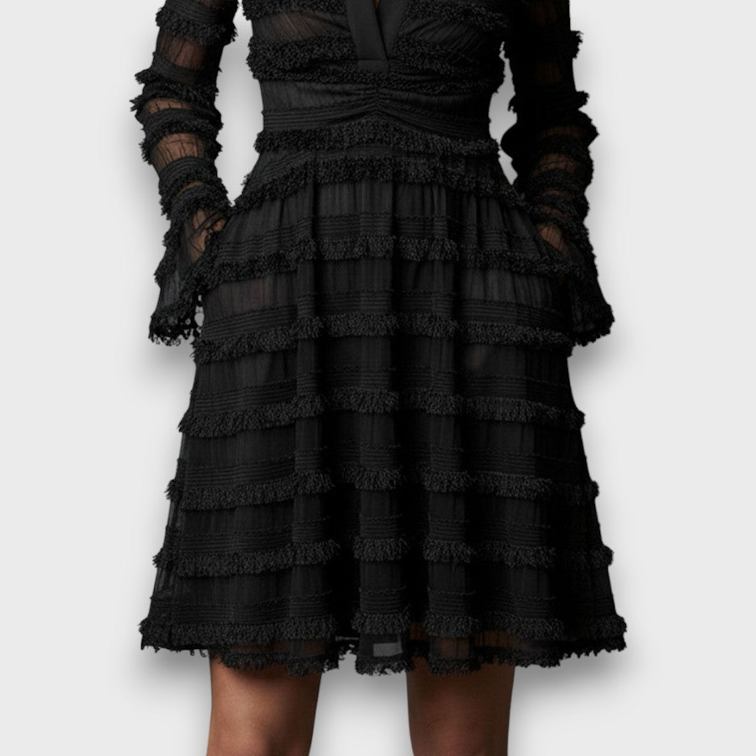 Sofia – Abito Midi Elegante e Floreale