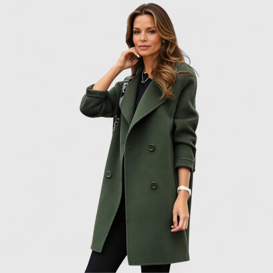 Sofia – Cappotto Elegante Lungo Raffinato