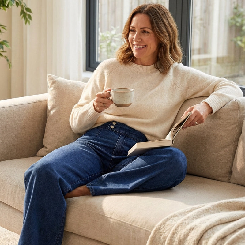 Sofia – Jeans Eleganti Donna Drappeggiato