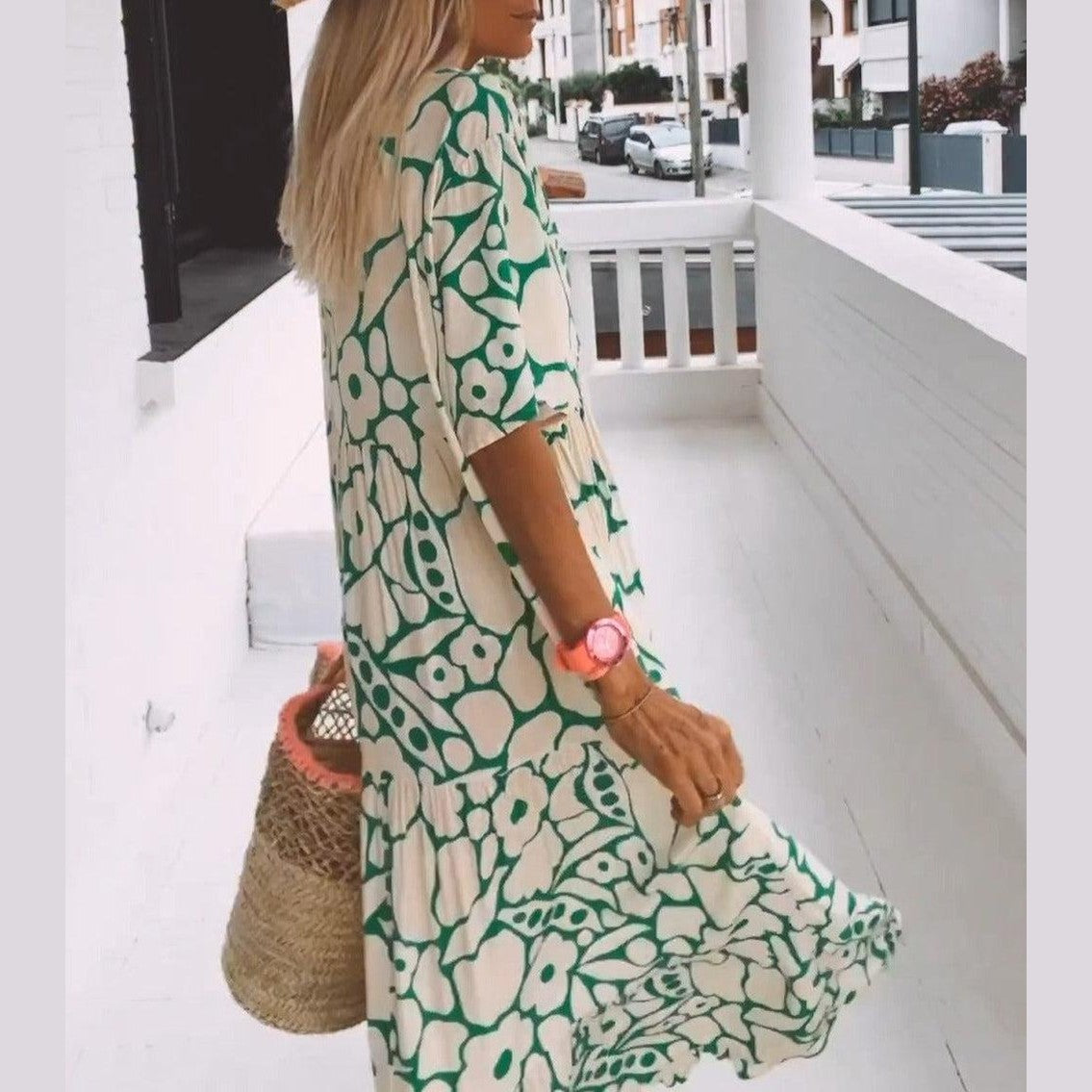 Beatrice – Abito Maxi Drappeggiato