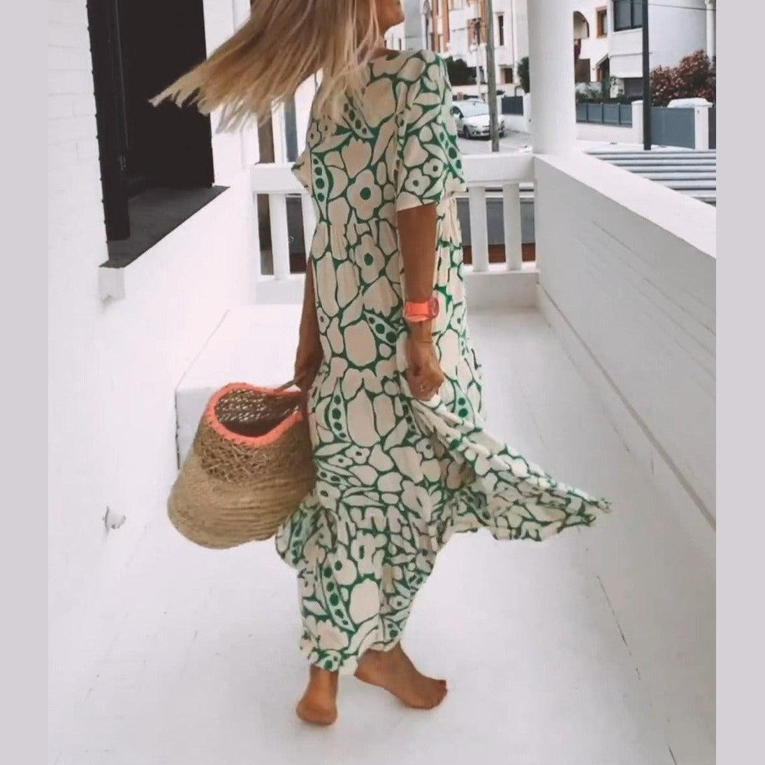 Beatrice – Abito Maxi Drappeggiato