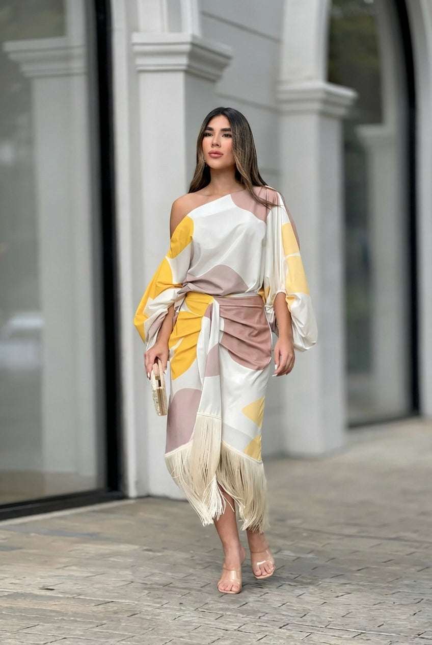 Daniela – Abito Elegante Drappeggiato