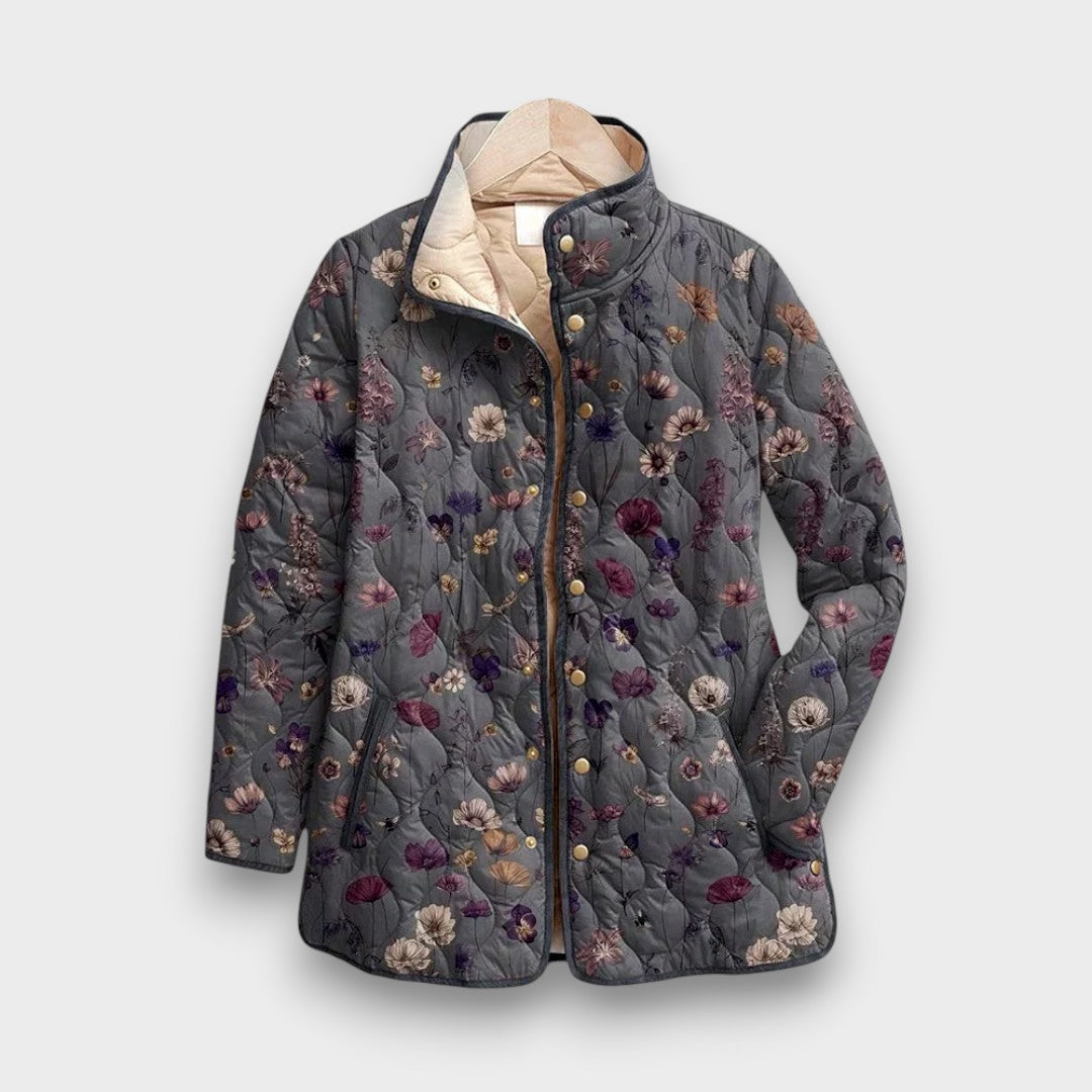 Elisa – Giacca Invernale Donna Elegante e Floreale