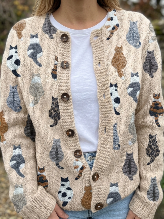 Ginevra – Cardigan Donna Elegante e Floreale