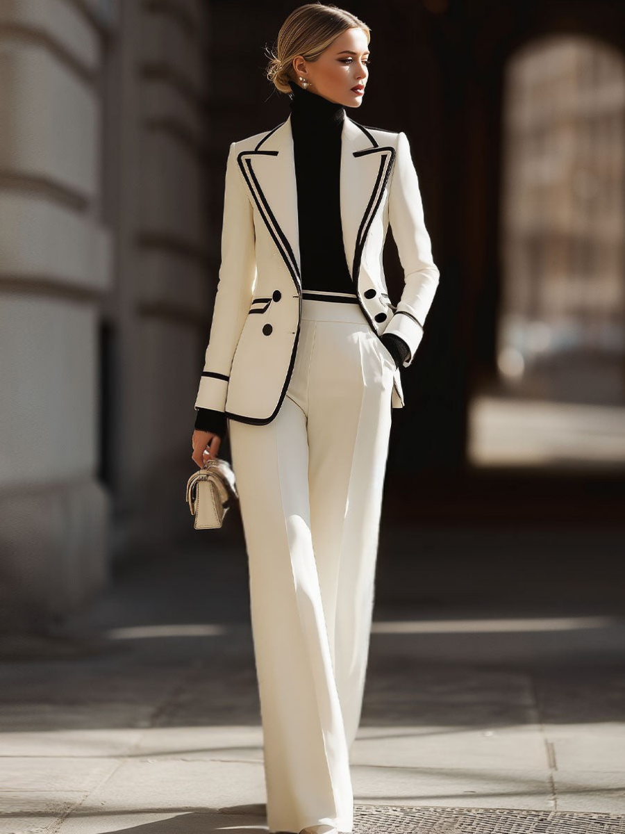 Ildegarda – Completo Elegante Plissettato