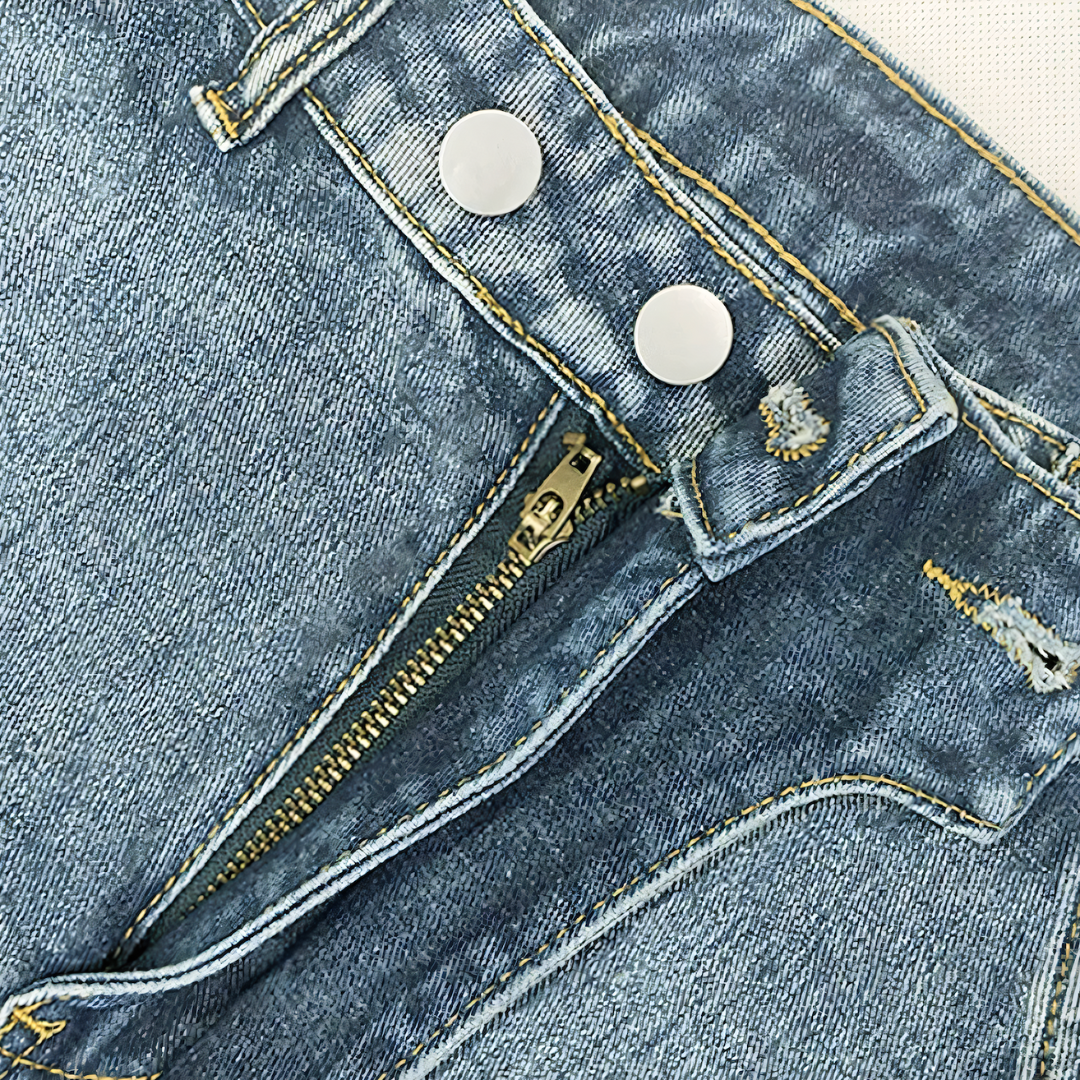 Lina – Jeans a Gamba Larga Eleganti