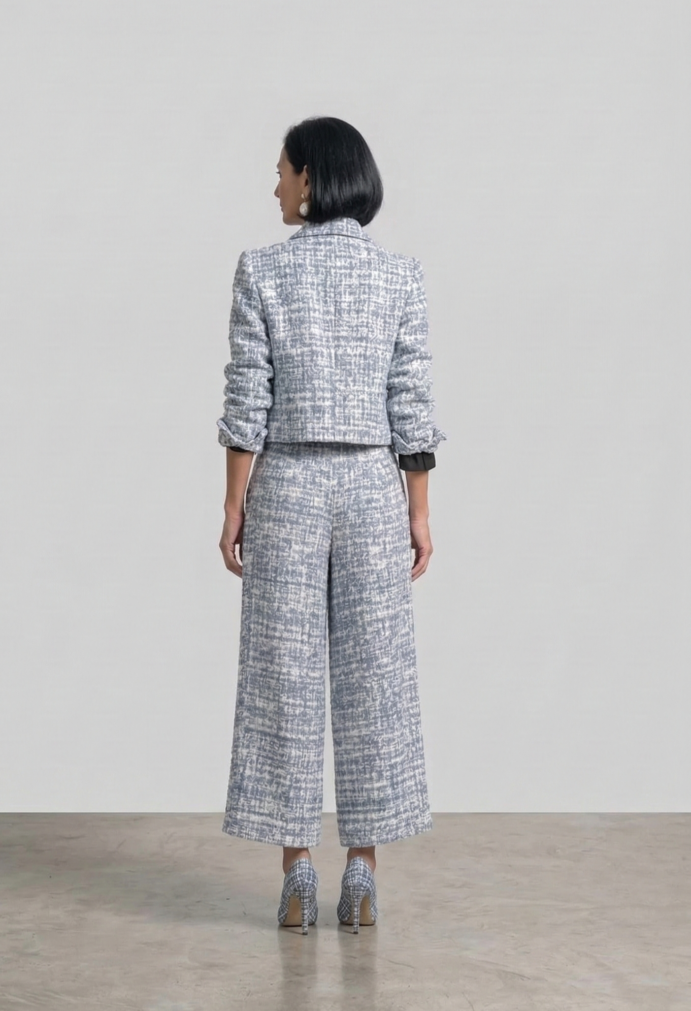 Lucia– Completo Elegante Drappeggiato