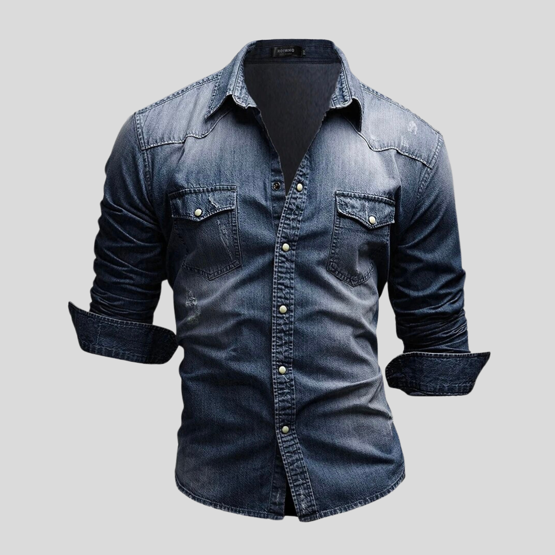 Massima – Camicia in Denim Elegante