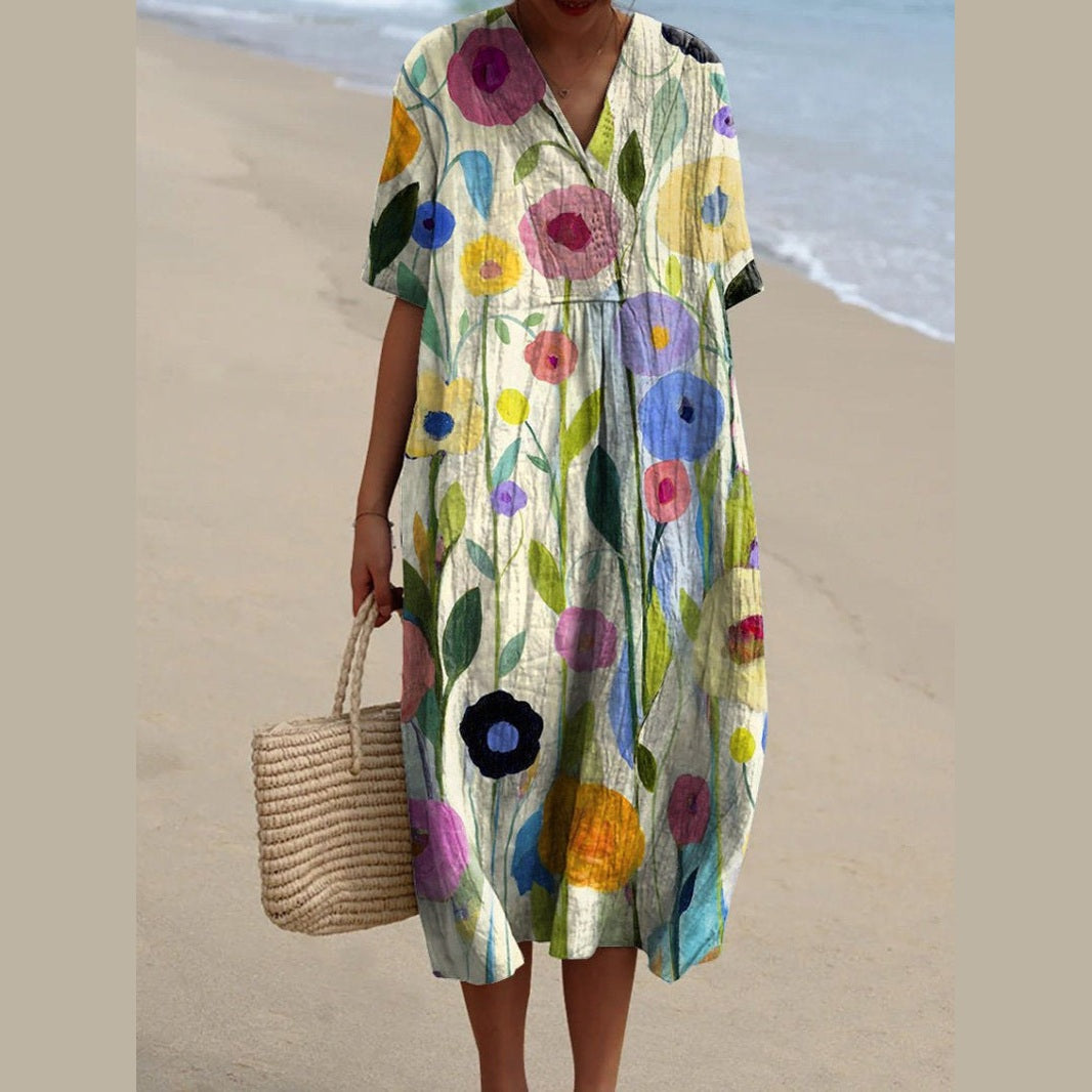 Sofia – Abito Estivo Elegante e Floreale