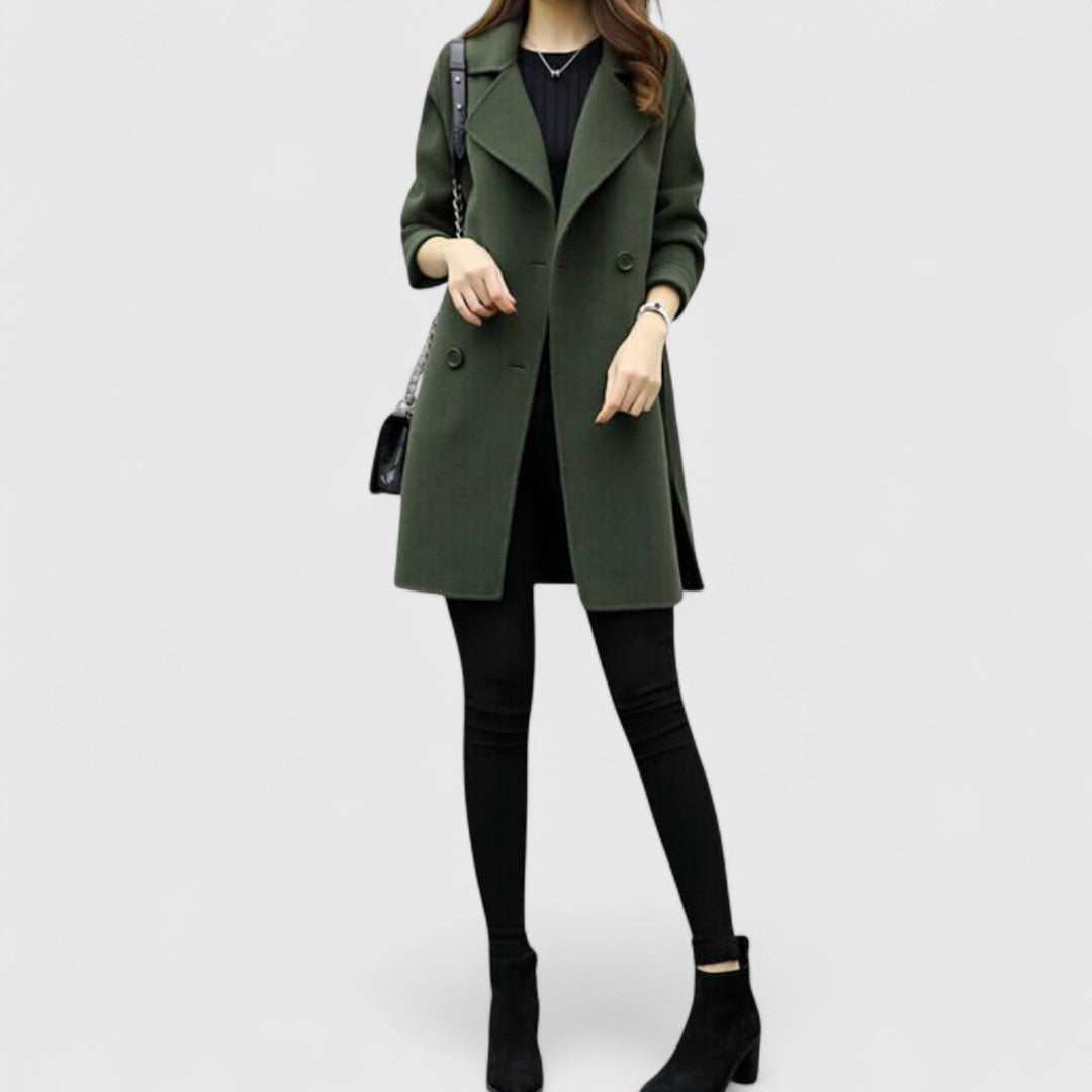 Sofia – Cappotto Elegante Lungo Raffinato