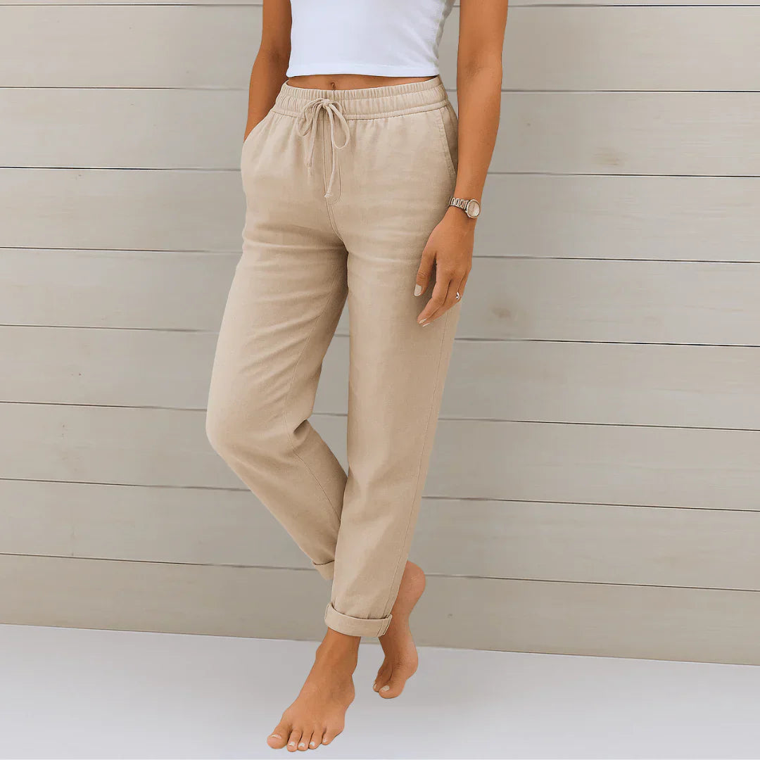 Serena – Pantaloni Eleganti in Lino