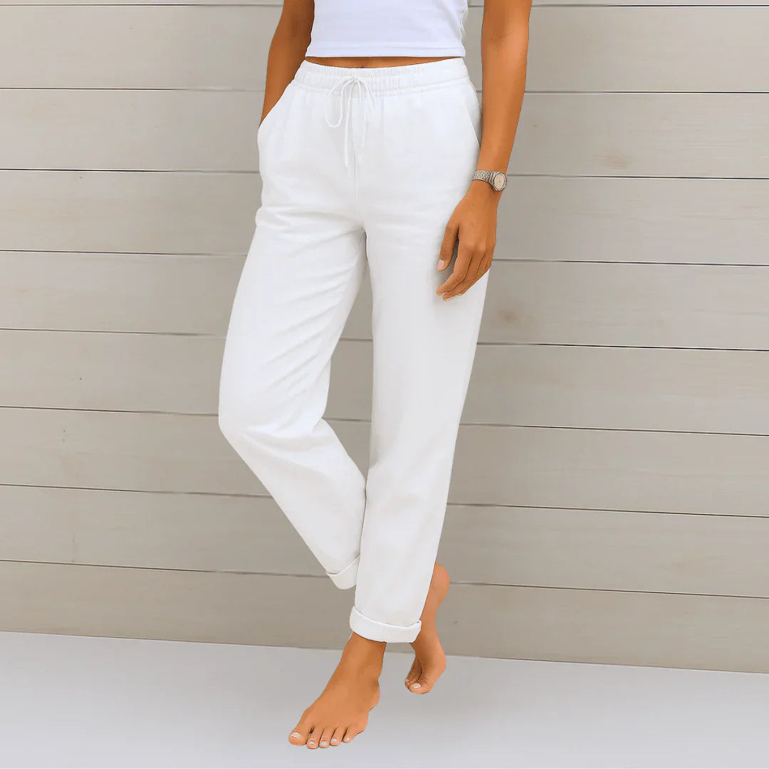 Serena – Pantaloni Eleganti in Lino