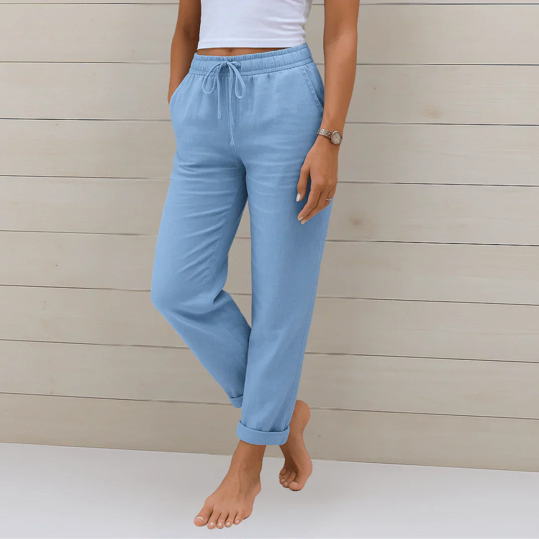 Serena – Pantaloni Eleganti in Lino