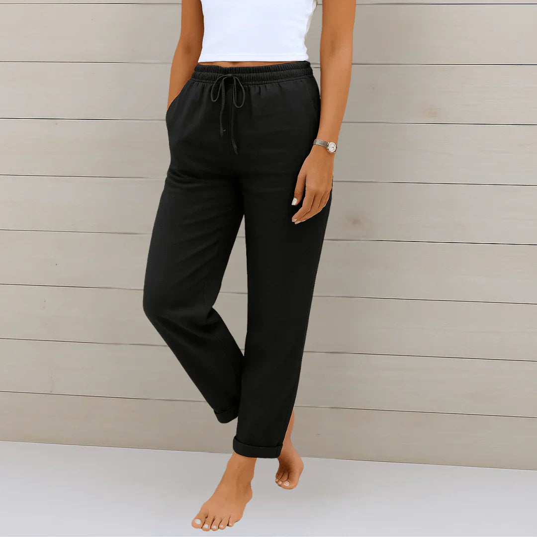 Serena – Pantaloni Eleganti in Lino