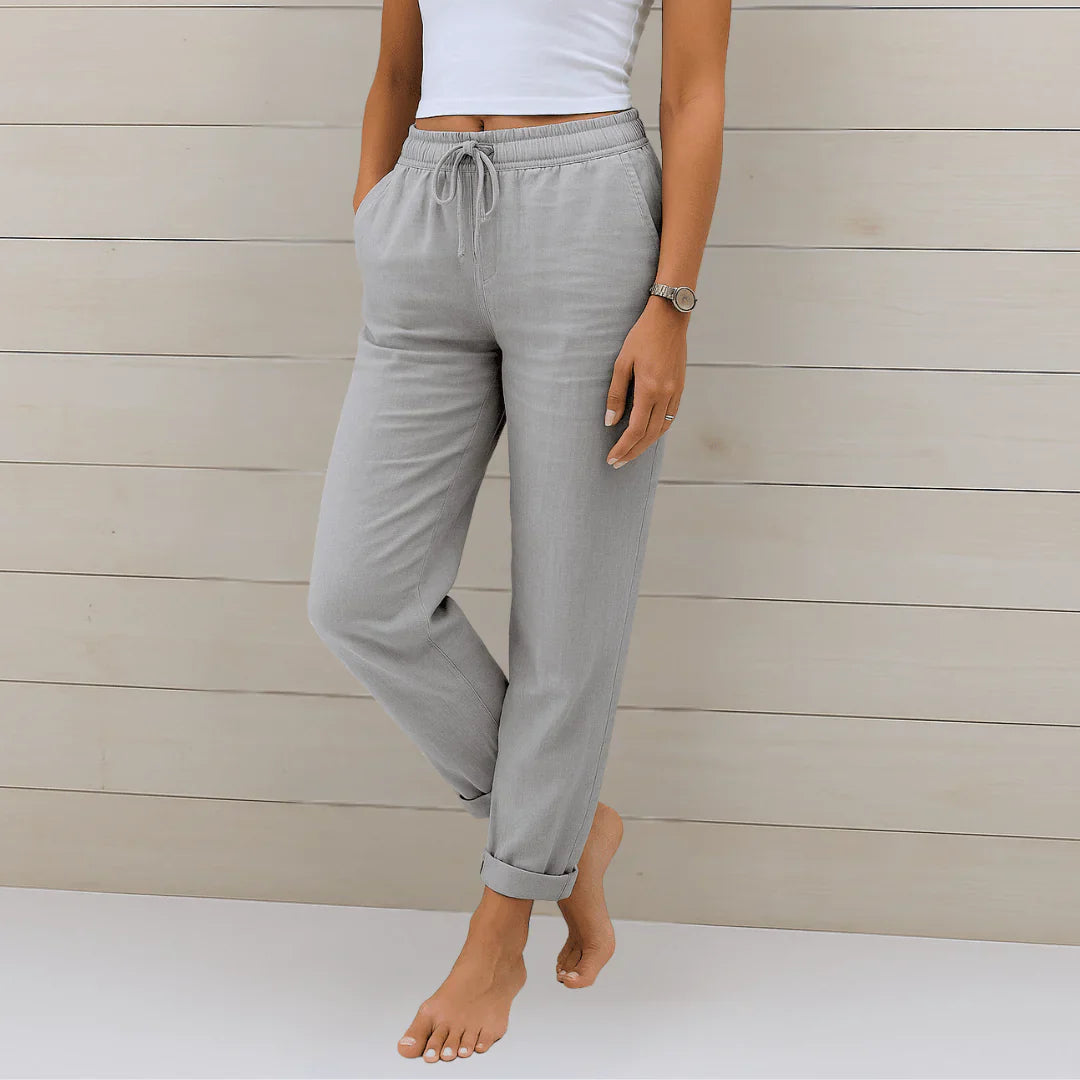 Serena – Pantaloni Eleganti in Lino