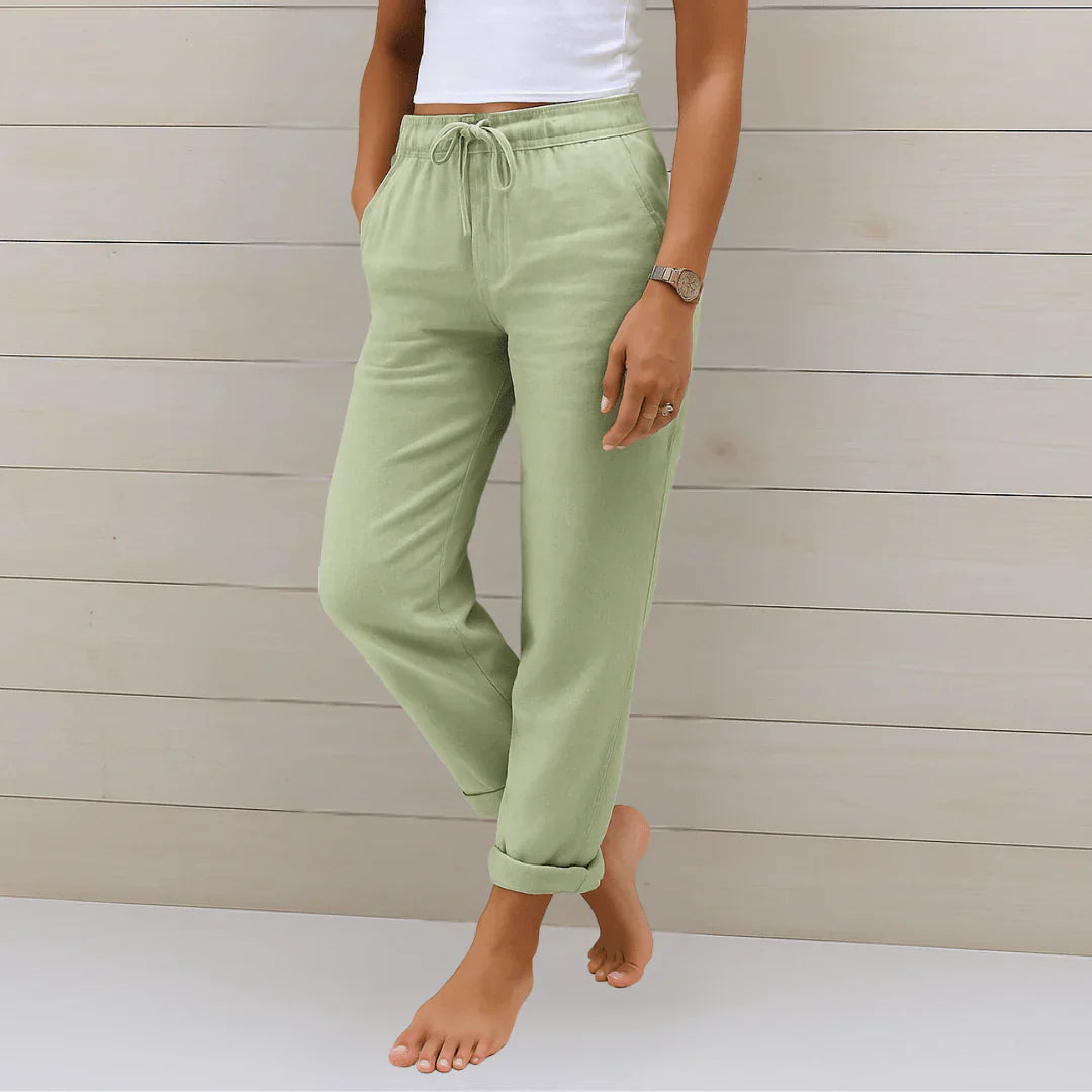 Serena – Pantaloni Eleganti in Lino