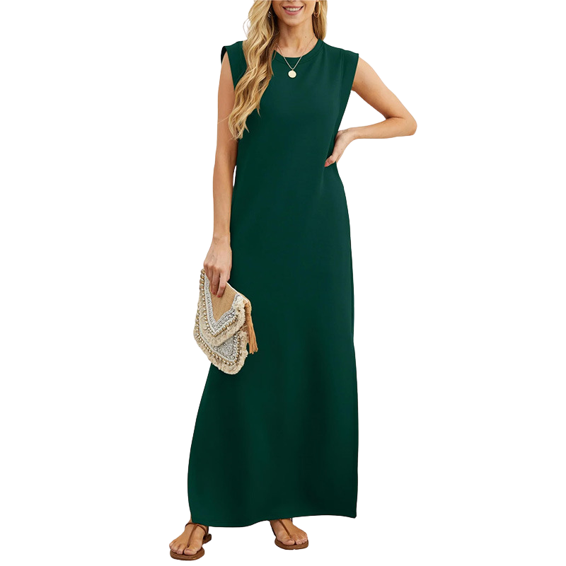 Vera – Abito Lungo Elegante e Floreale